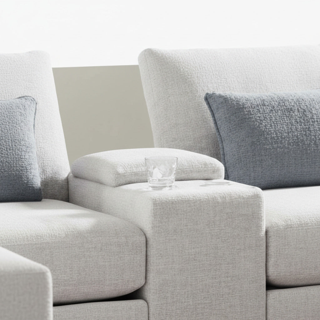 Queenstown Pebble 5 Piece Sectional
