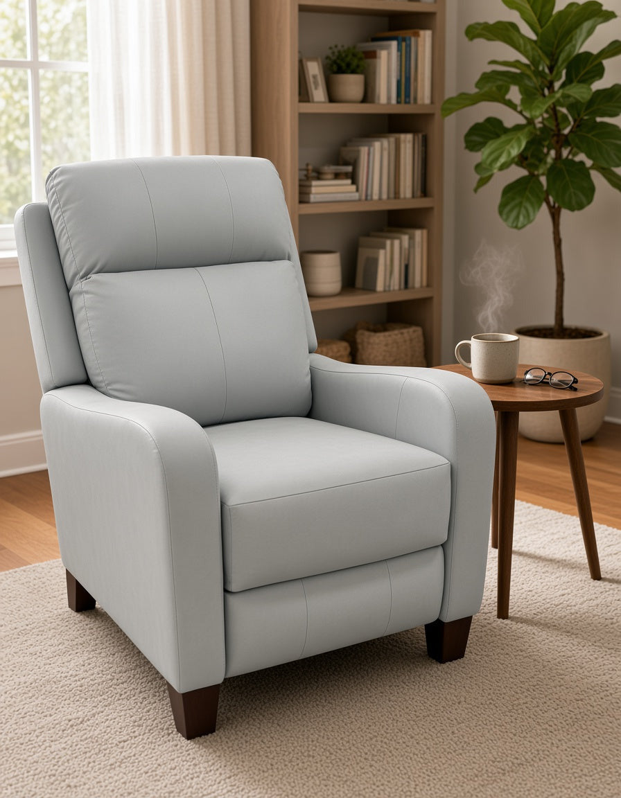 Prestige Push Back Leather Recliner