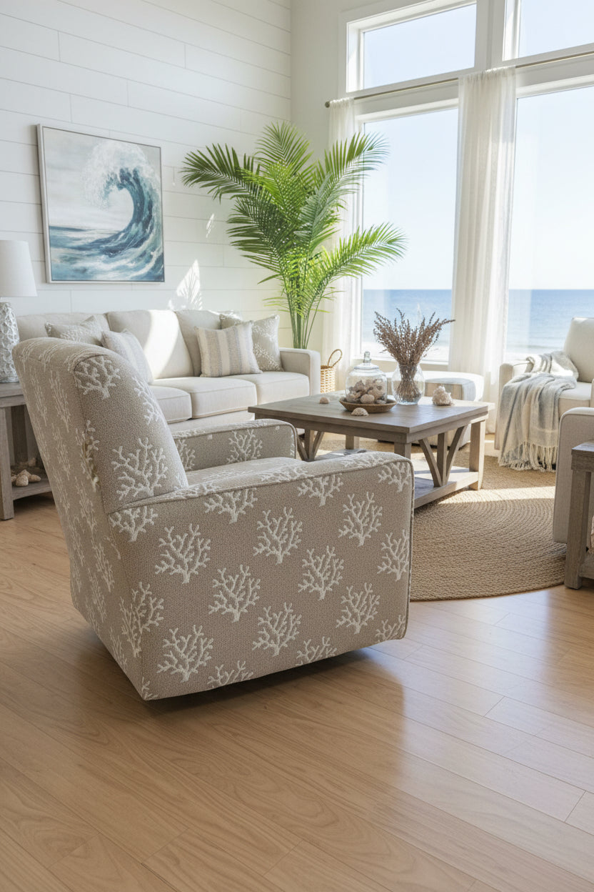 Cocoa Sand Swivel Glider