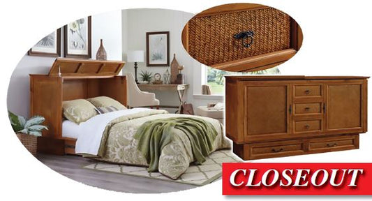 Kingston Rattan Cabinet Bed