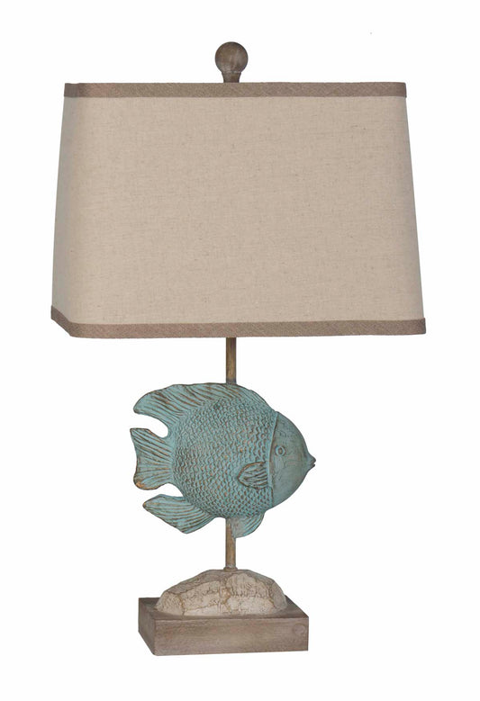 Blue Fish Table Lamp