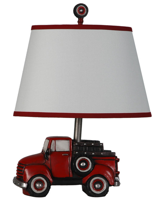 Little Red Truck Table Lamp