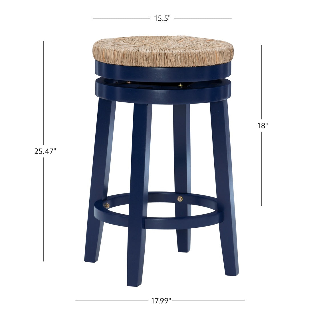 Maya 24" Blue Barstool