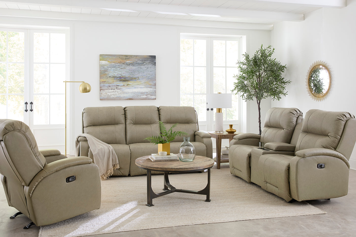 Maverly Heat &Massage Recliner