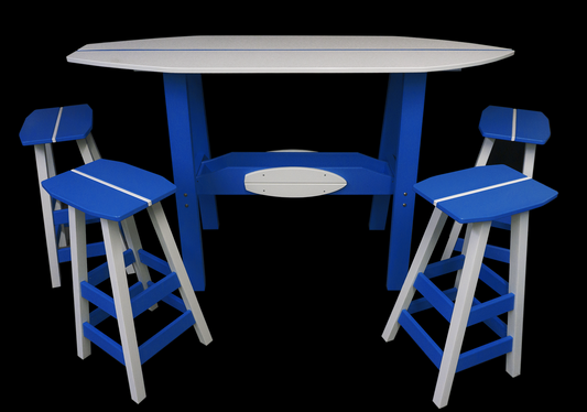 6’ Surf Bar Table Set