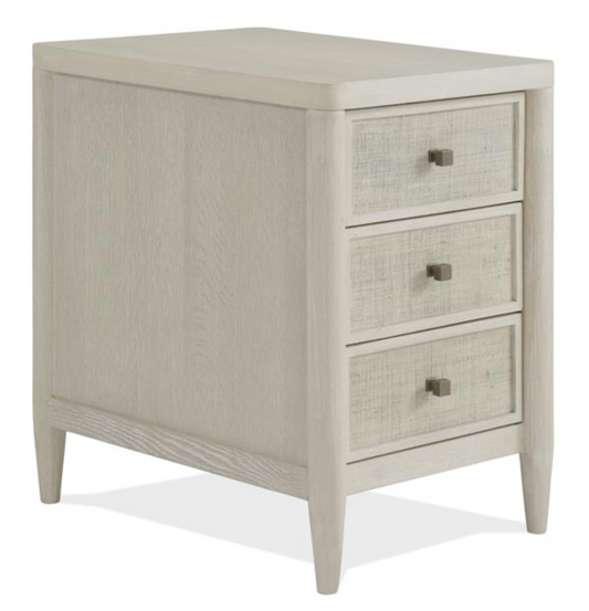White Sand Chairside Table