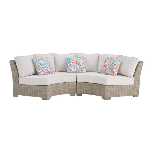Ollie 2 Piece Curved Outdoor Sectional