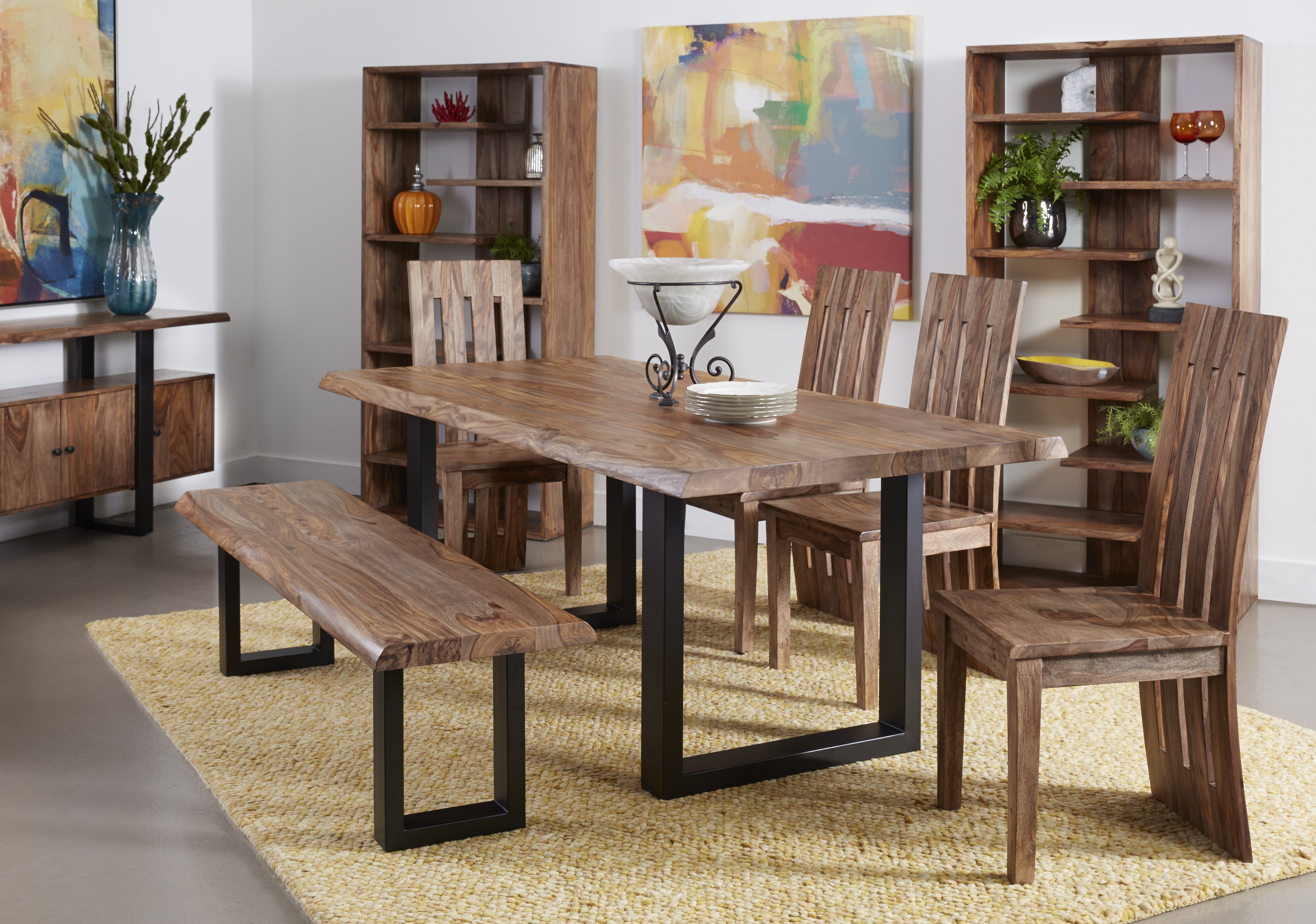 Sheesham Dining Room Set FOS Furniture (FL)
