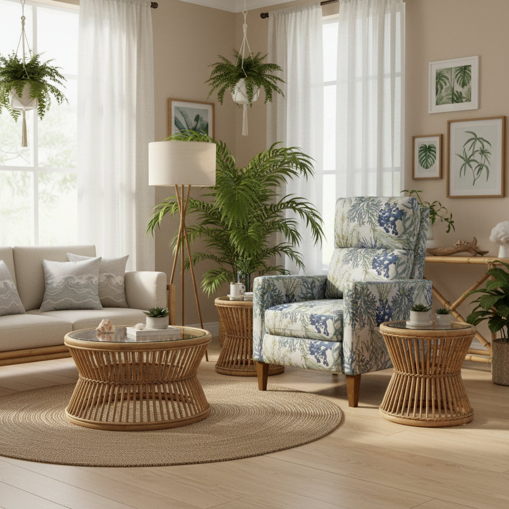 Janae Oceanside High Leg Recliner