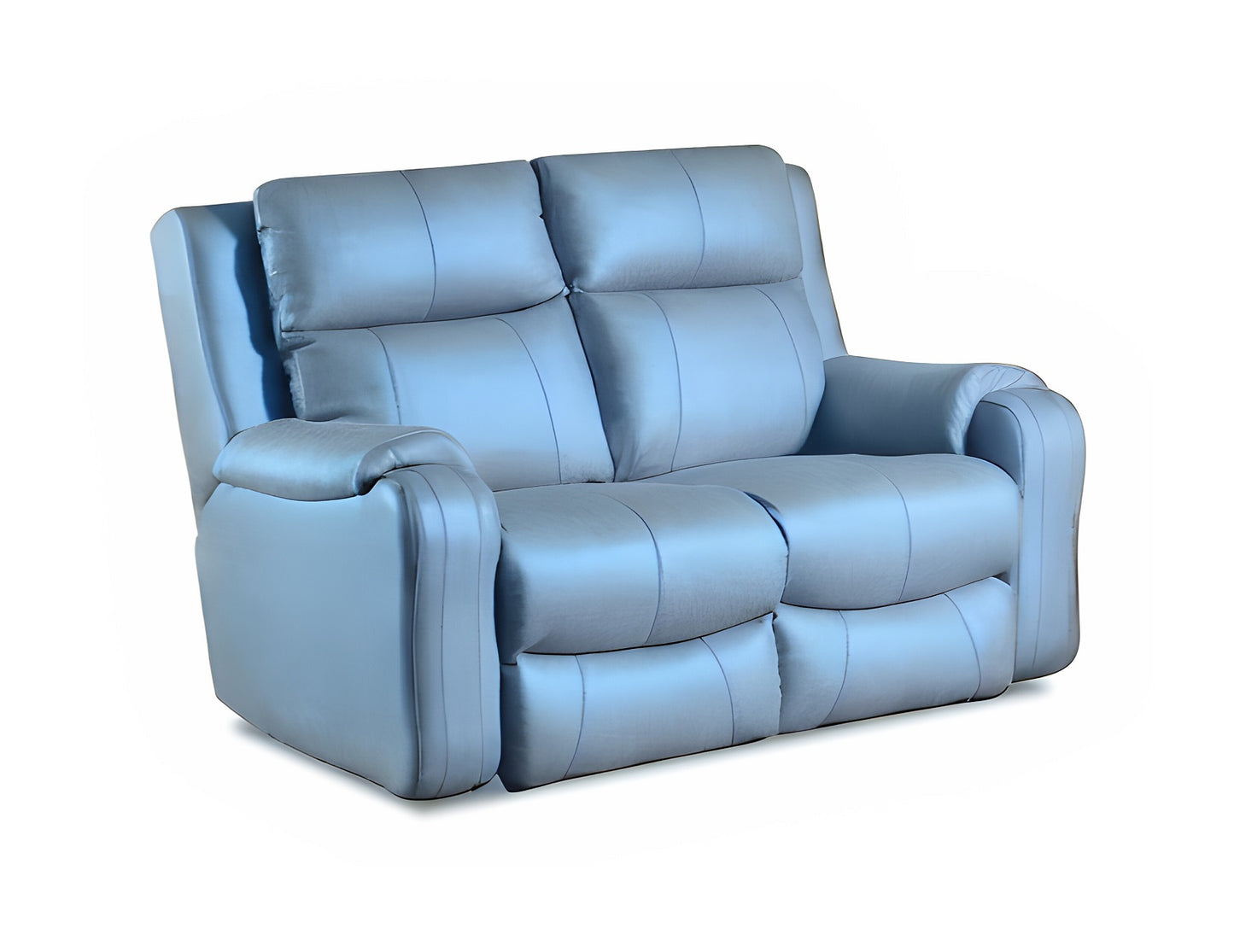 Contour Power Headrest Double Reclining Leather Sofa, Loveseat or Recliner