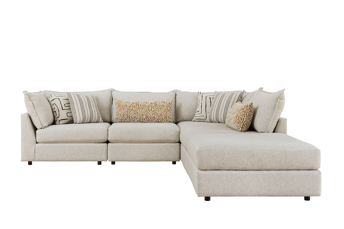 Durango Pewter 5 Piece Sectional