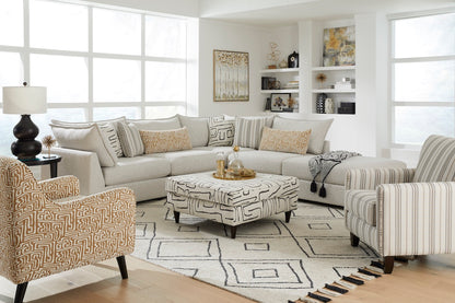 Durango Pewter 5 Piece Sectional