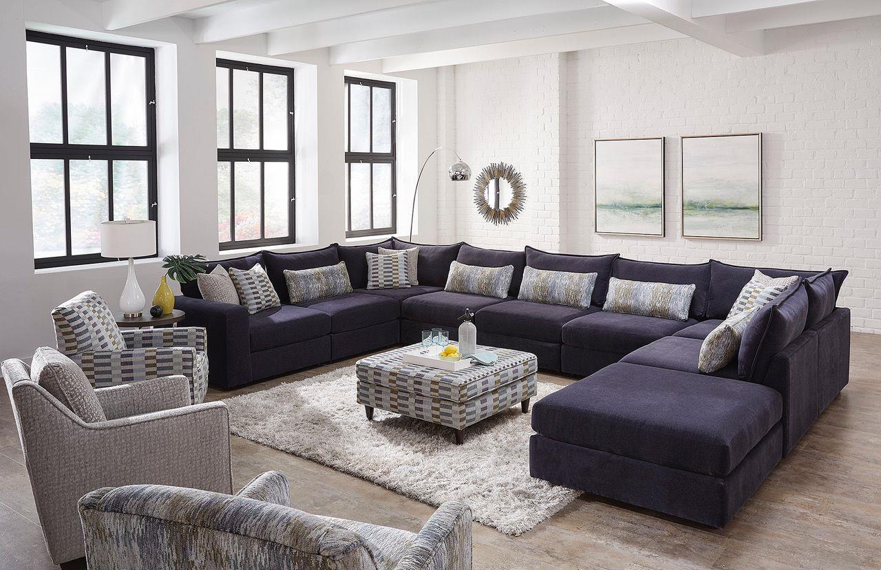 Elise Ink 5 Piece Sectional