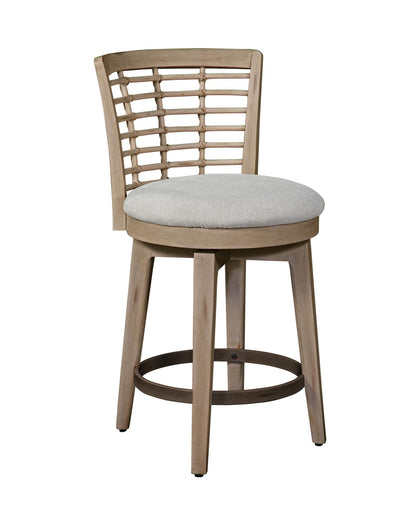 BEACH HOUSE SWIVEL STOOLS BROWN