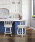 BEACH HOUSE SWIVEL STOOLS WHITE