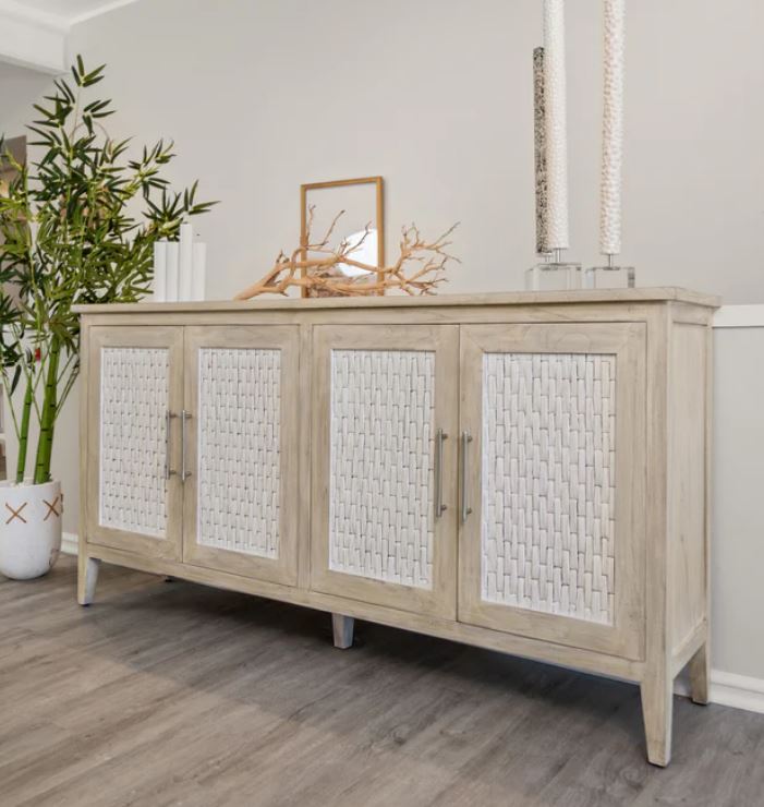 Tahitit 4-Door Credenza