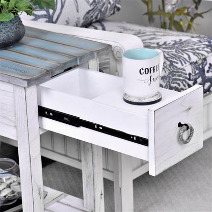 Picket Fence Chairside Table