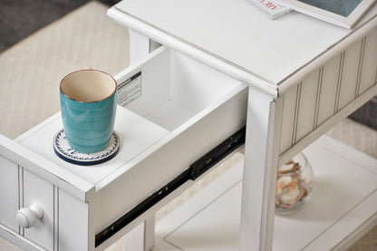 Monaco White Chairside