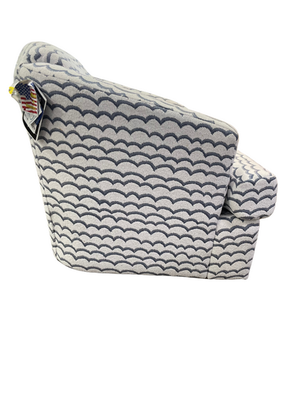Curvalicious Blue Swivel Glider