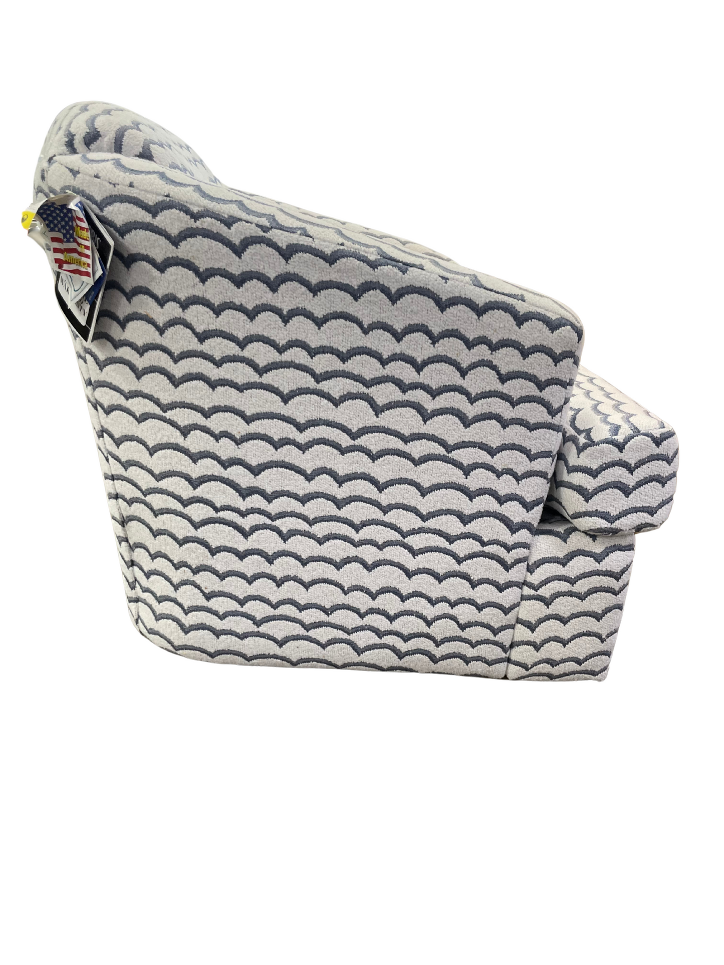 Curvalicious Blue Swivel Glider