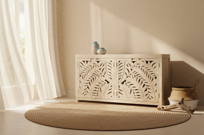 Tropical Breeze Leaf Credenza