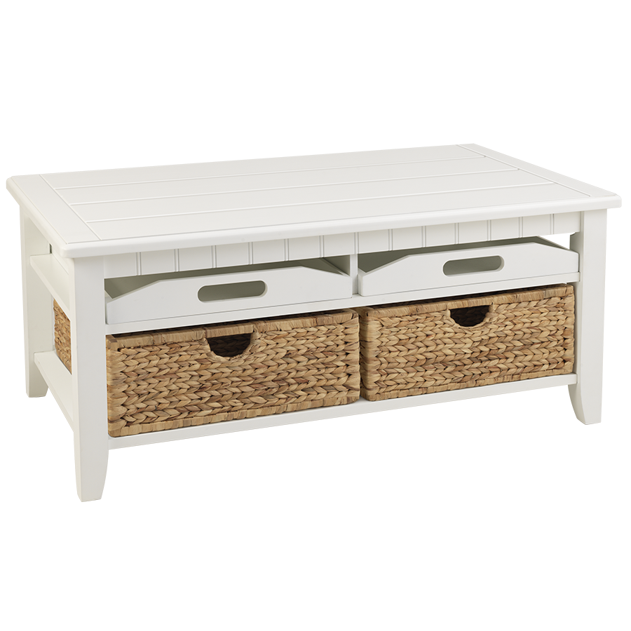Santa Rosa Cocktail Table with Baskets