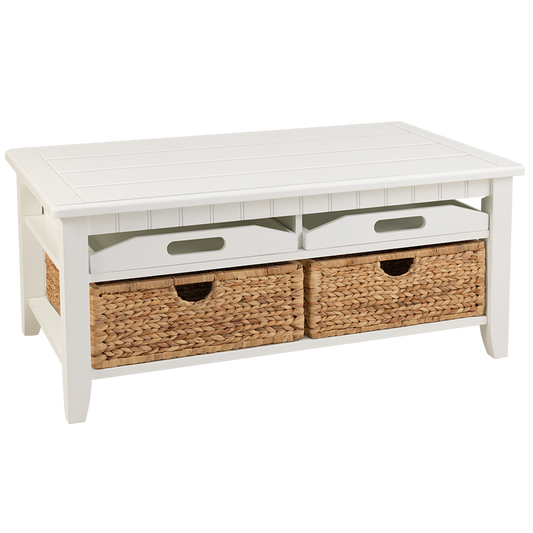 Santa Rosa Cocktail Table with Baskets