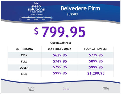 Sleep Solutions Belvedere Firm