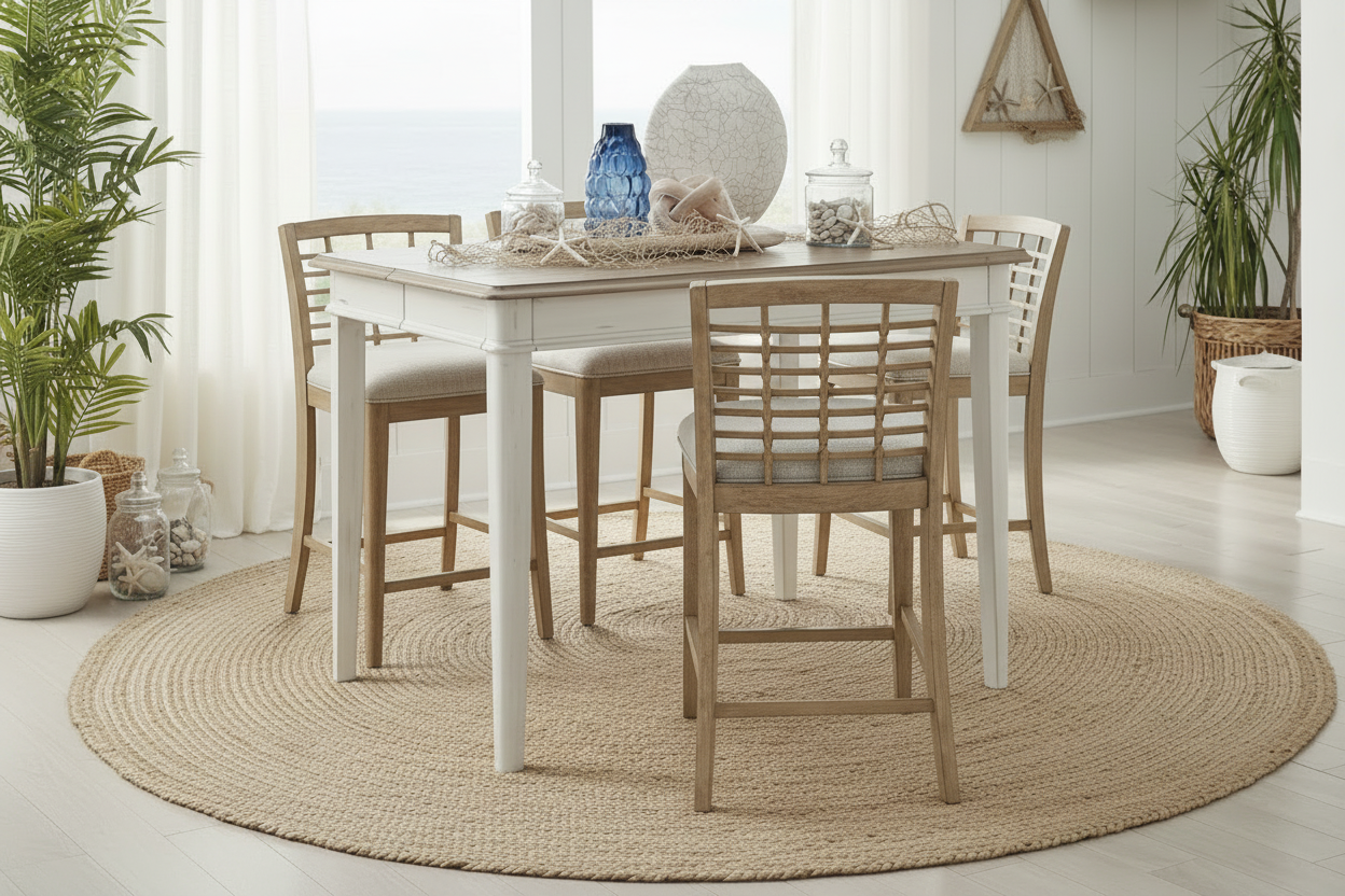 Beach House 5 Piece Counter Height Set