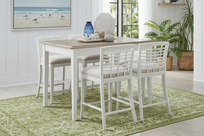 Beach House 5 Piece Counter Height Set