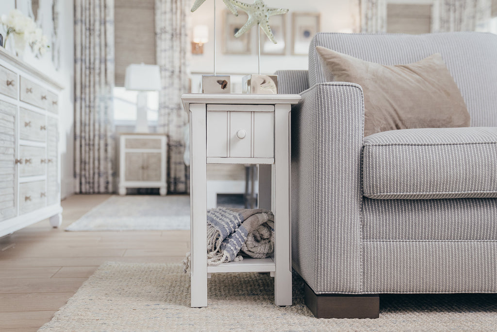 Monaco White Chairside