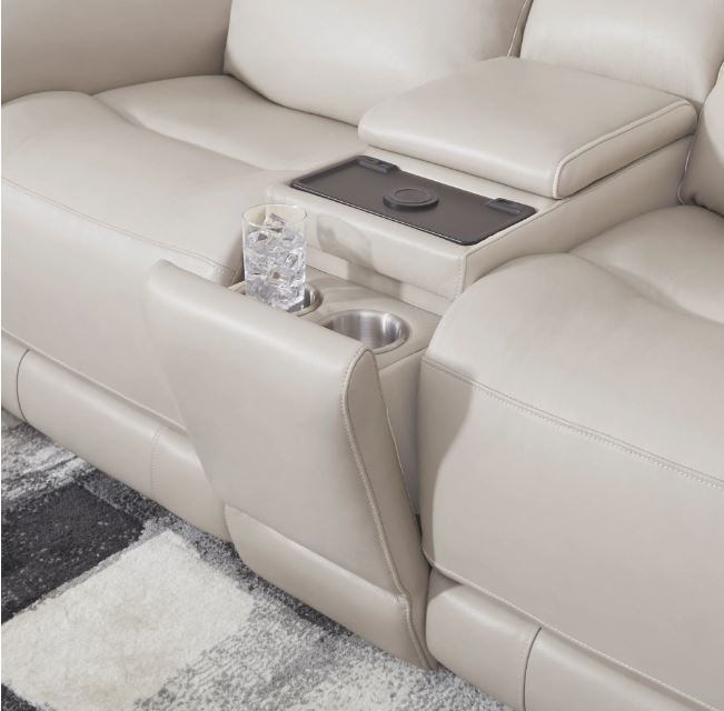 EASTON - STEAMBOAT QUARTZ Power Zero Gravity Sofa, Console Loveseat & Recliner