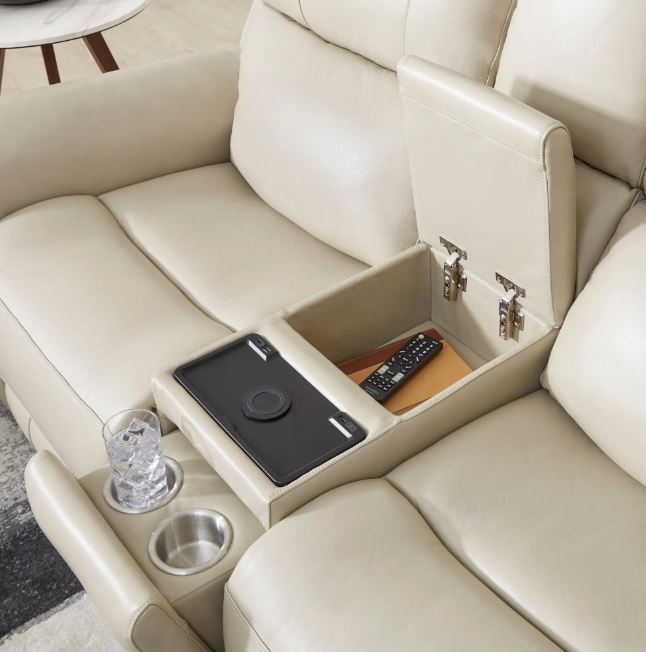 EASTON - STEAMBOAT QUARTZ Power Zero Gravity Sofa, Console Loveseat & Recliner
