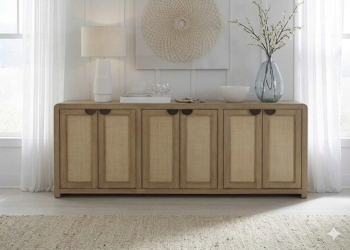 ESCAPE 90" Console with Reversible Door Panels