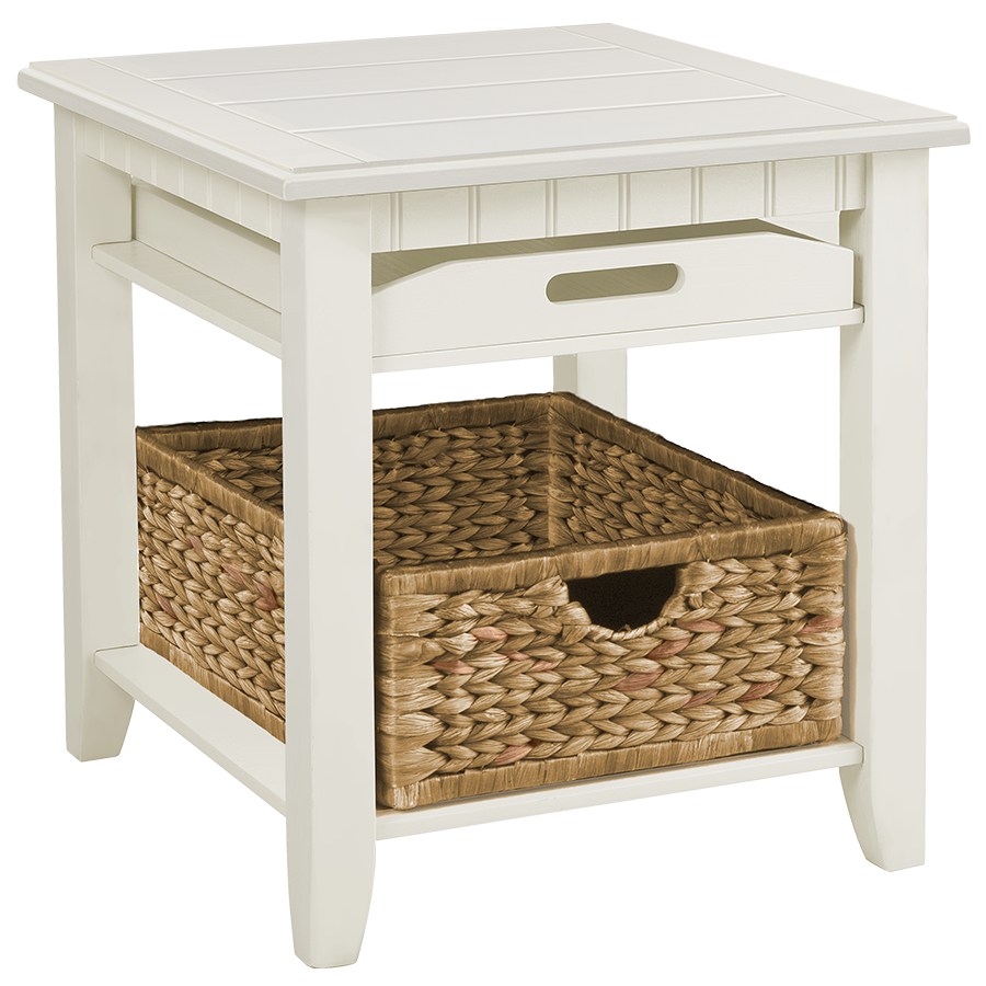 Santa Rosa End Table with Basket