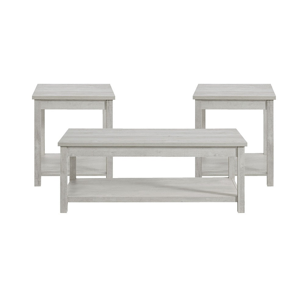 Eleanor Three Pack Occasional Set White