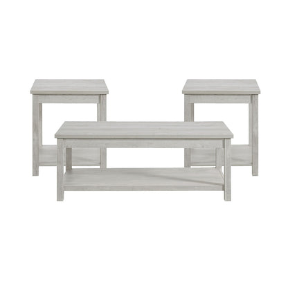 Eleanor Three Pack Occasional Set White