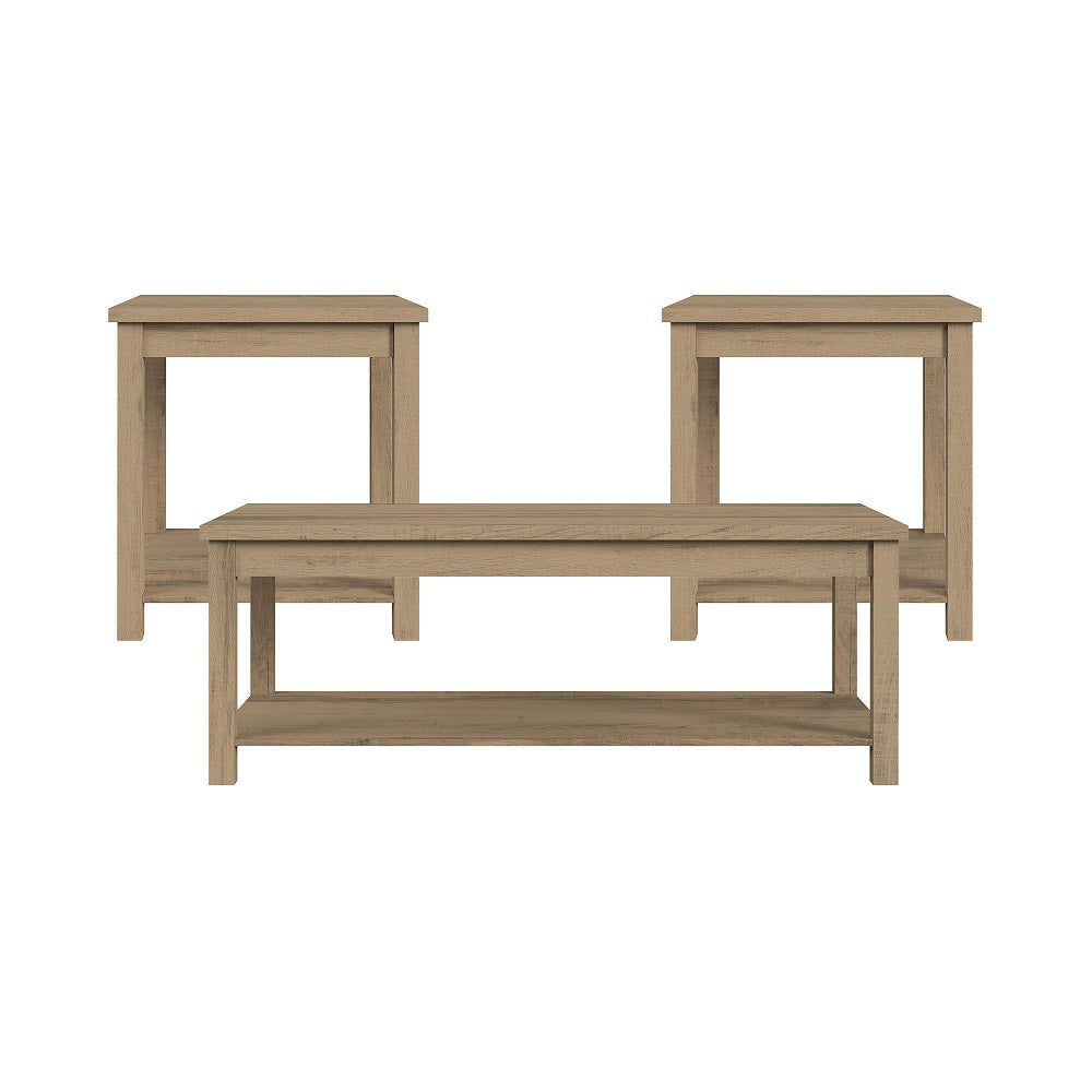 Eleanor Three Pack Occasional Set Brown