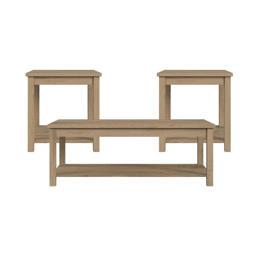 Eleanor Three Pack Occasional Set Brown