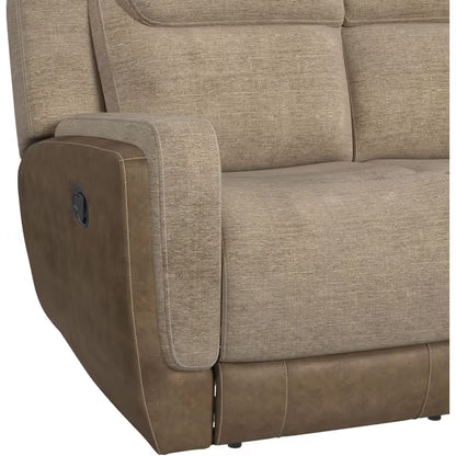 Hornet Motion Sofa, Rocking Console Loveseat & Recliner in Rancho Beige