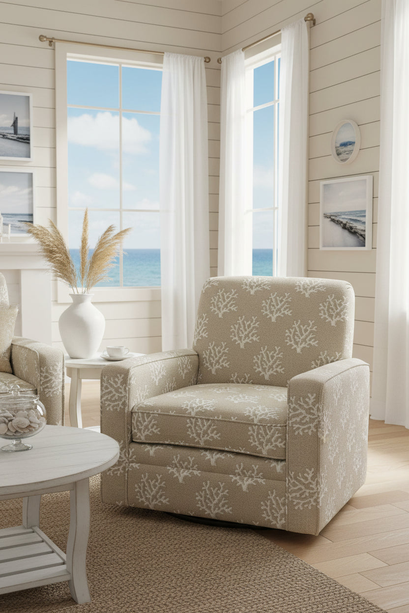 Cocoa Sand Swivel Glider