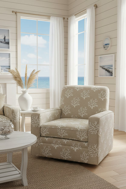 Cocoa Sand Swivel Glider