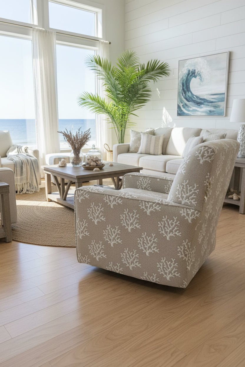 Cocoa Sand Swivel Glider