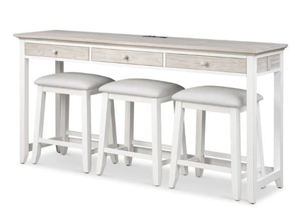 Islamorada Console Table W/Stools