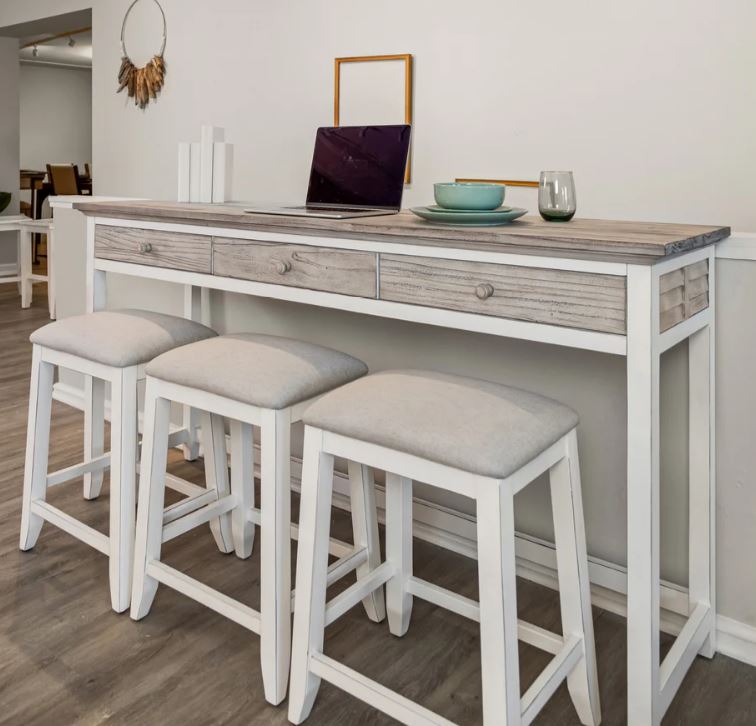 Islamorada Console Table W/Stools