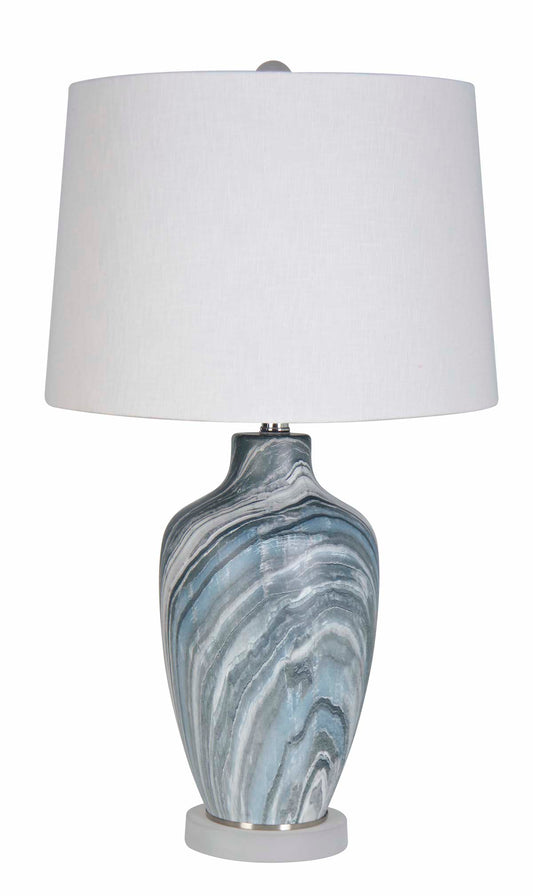 Blue-Grey Table Lamp