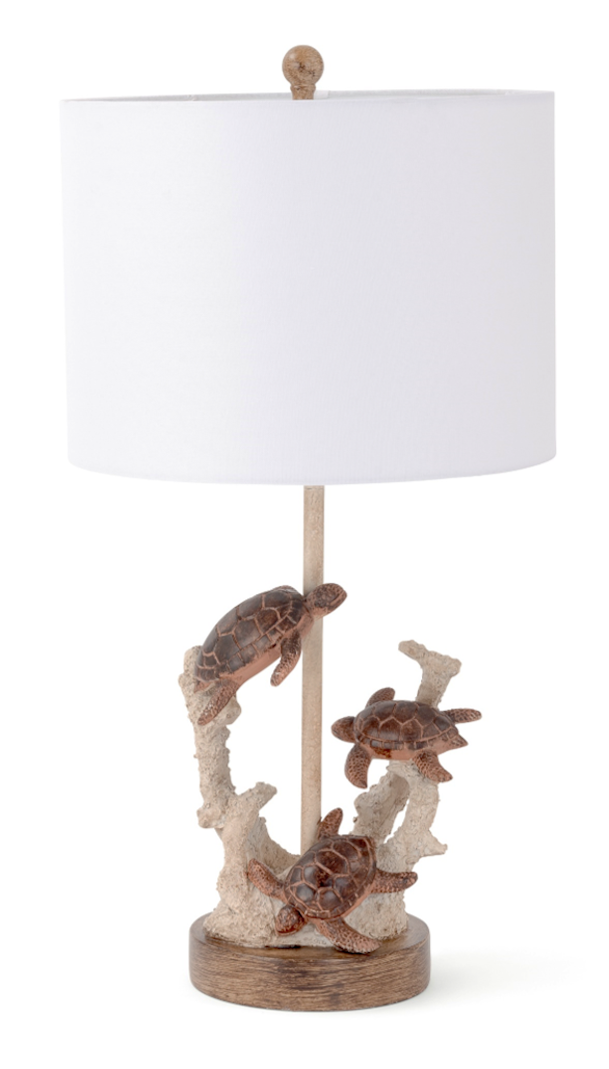 Turtle Coral Table Lamp