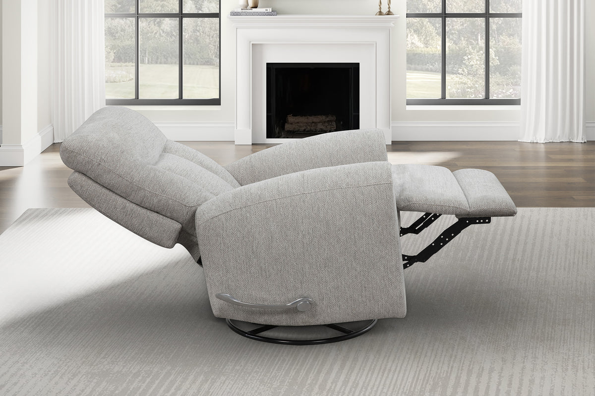 Natalia Swivel Glider Recliner Thunderstorm