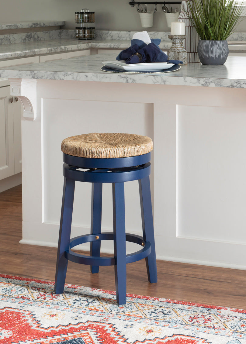 Maya 24" Blue Barstool