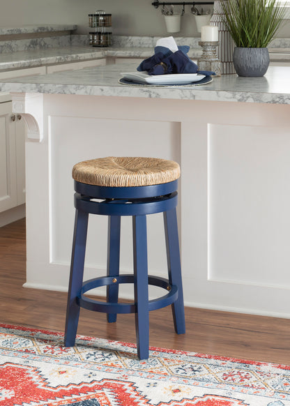 Maya 24" Blue Barstool